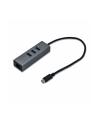 i-tec USB-C Metal 3-portowy HUB z adapterem Gigabit Ethernet - nr 14