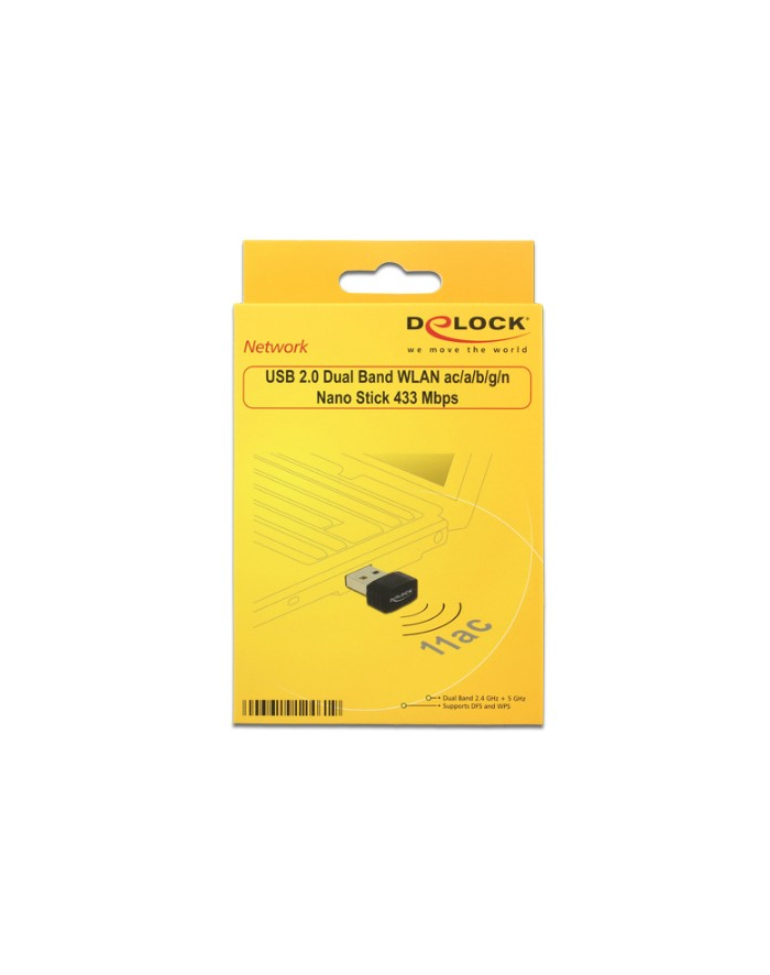 DeLOCK Nano WiFi USB 2.0 - 12461 główny