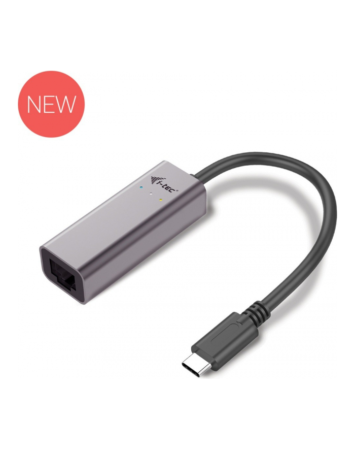 USB C adapter Metal Gigabit Ethernet, 1x USB-C do RJ-45 główny