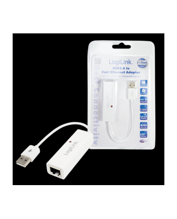 LOGILINK - Adapter Fast Ethernet USB 2.0 do RJ45
