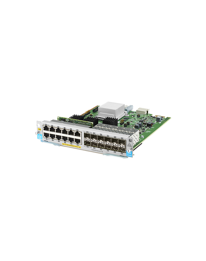 Hewlett Packard Enterprise ARUBA 12-port 10/100/1000BASE-T PoE+/12-port 1GbE SFP MACsec v3 zl2 Module J9989A główny