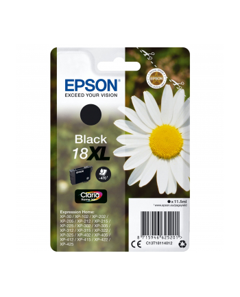 Tusz Epson T1811/18XL (do drukarki Epson  oryginał C13T18114010 470str. 11 5ml czarny) nr 2
