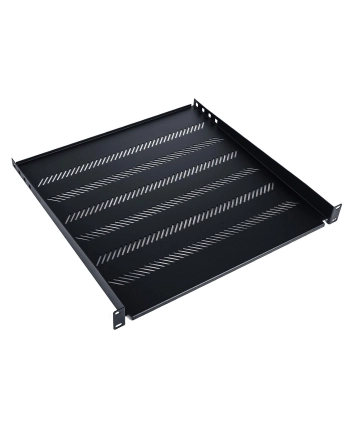 ASSMANN Półka do szaf 450mm 19' 483x450mm 1U czarna z regulacją i podporą nr 1