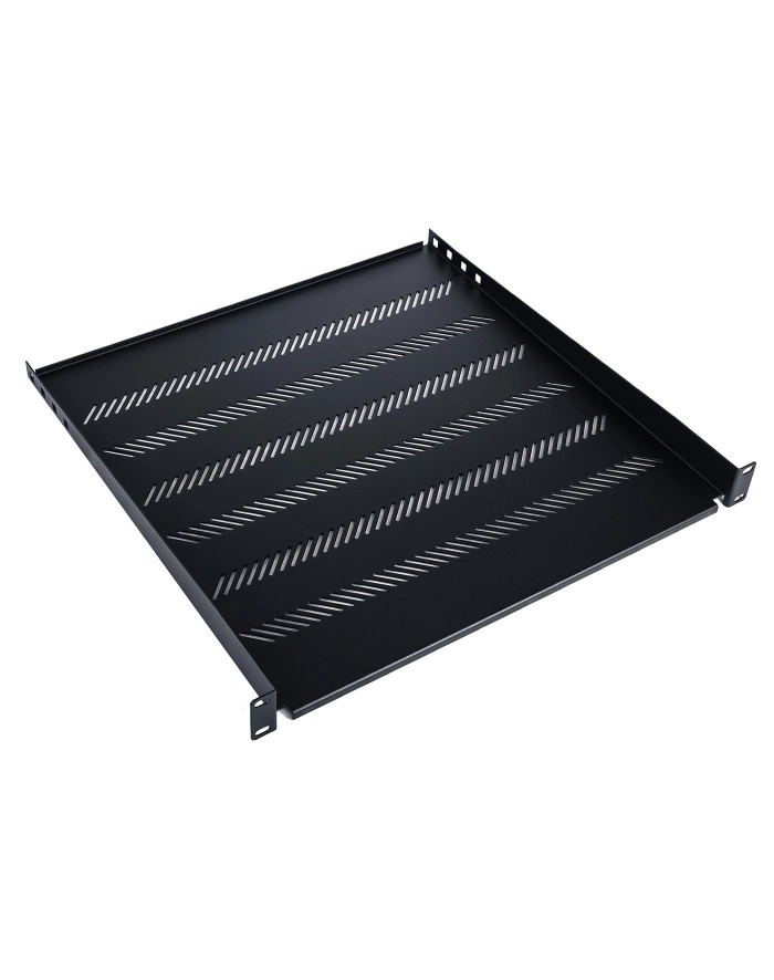 ASSMANN Półka do szaf 450mm 19' 483x450mm 1U czarna z regulacją i podporą główny
