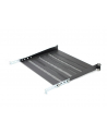ASSMANN Półka do szaf 450mm 19' 483x450mm 1U czarna z regulacją i podporą - nr 7