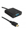 Qoltec Adapter Slim Port M / HDMI F + Micro USB - nr 1