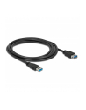 Delock Kabel Przedłużacz USB 3.0 AM-AF, 2m, czarny - nr 32