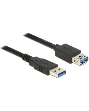 Delock Kabel Przedłużacz USB 3.0 AM-AF, 3m, czarny nr 2