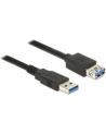 Delock Kabel Przedłużacz USB 3.0 AM-AF, 3m, czarny - nr 19