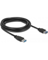 Delock Kabel Przedłużacz USB 3.0 AM-AF, 3m, czarny - nr 24