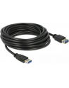 Delock Kabel Przedłużacz USB 3.0 AM-AF, 5m, czarny - nr 24
