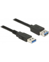 Delock Kabel Przedłużacz USB 3.0 AM-AF, 5m, czarny - nr 26