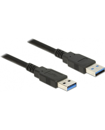 Delock Kabel USB 3.0 AM-AM, 0.5m, czarny