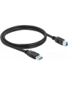 Delock Kabel USB 3.0 AM-BM, 1m, czarny - nr 12