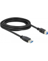 Delock Kabel USB 3.0 AM-BM, 3m, czarny - nr 15