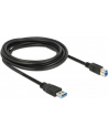 Delock Kabel USB 3.0 AM-BM, 3m, czarny - nr 16