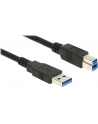 Delock Kabel USB 3.0 AM-BM, 3m, czarny - nr 17