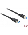 Delock Kabel USB 3.0 AM-BM, 3m, czarny - nr 18