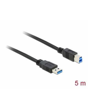 Delock Kabel USB 3.0 AM-BM, 5m, czarny