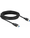 Delock Kabel USB 3.0 AM-BM, 5m, czarny - nr 20