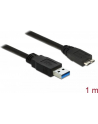 Delock Kabel Micro USB 3.0 AM-BM, 1m, czarny - nr 12