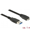 Delock Kabel Micro USB 3.0 AM-BM, 1m, czarny - nr 13