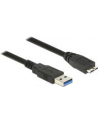 Delock Kabel Micro USB 3.0 AM-BM, 1m, czarny - nr 15