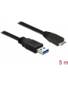 Delock Kabel Micro USB 3.0 AM-BM, 5m, czarny - nr 10