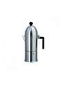 ALESSI LA CUPOLA Kawiarka do espresso z aluminium z czarną rączką, duża - nr 1