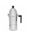 ALESSI LA CUPOLA Kawiarka do espresso z aluminium z czarną rączką, duża - nr 4