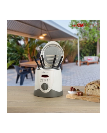 Frytownica Clatronic FFR 2916 z fondue (1l 840W biało-szara) nr 2