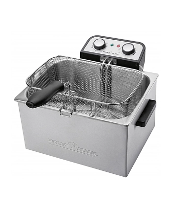 Clatronic Frytkownica Profi Cook PC-FR 1038 (4l 3000W srebrna) nr 1