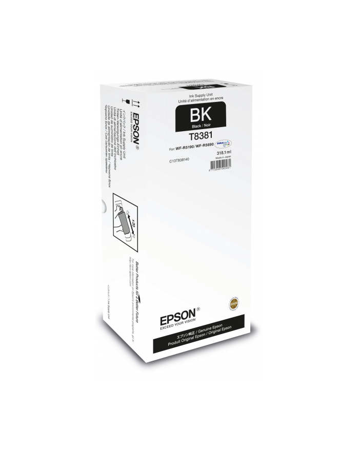 Epson Tusz T8381 BLACK  XL 318ml do WF-R5190/R5690 główny