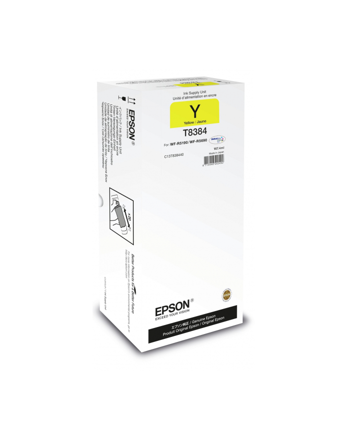 Epson Tusz T8384 YELLOW  XL 167.4ml do WF-R5190/R5690 główny