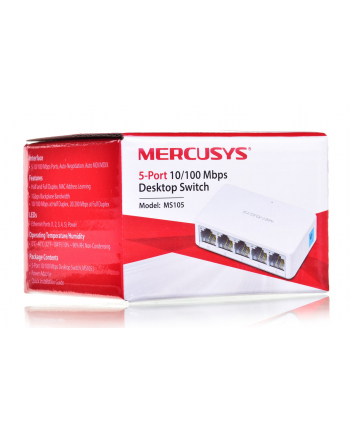 Mercusys MS105 switch L2 5x10/100