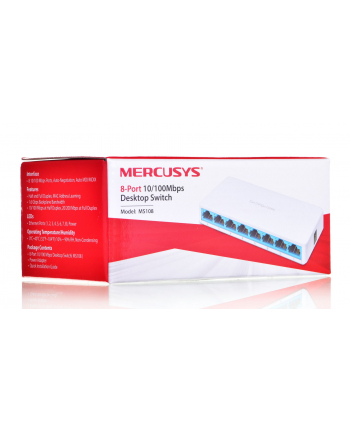 Mercusys MS108 switch L2 8x10/100