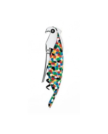 ALESSI PARROT Korkociąg do butelek z aluminium, kolorowa papuga nr 2