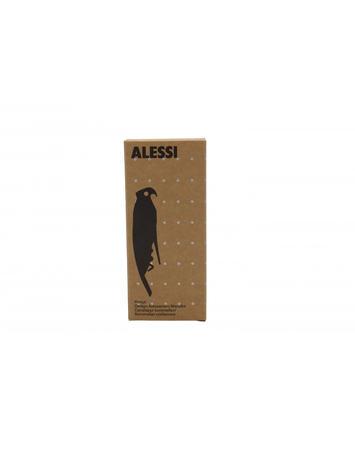 ALESSI PARROT Korkociąg do butelek z aluminium, kolorowa papuga główny