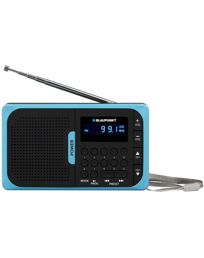 Blaupunkt Radio kieszonkowe PR5BL, PLL AM/FM,USB/microSD z akumulatorem | blue główny