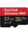 SANDISK EXTREME PRO microSDHC 32GB 100/90 MB/s A1 C10 V30 UHS-I U3 - nr 1