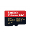SANDISK EXTREME PRO microSDHC 32GB 100/90 MB/s A1 C10 V30 UHS-I U3 - nr 72
