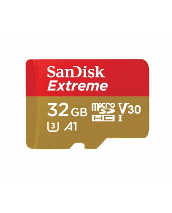 SANDISK EXTREME microSDHC 32 GB 100/60 MB/s A1 C10 V30 UHS-I U3 - GoPro nr 2