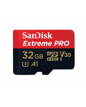 SANDISK EXTREME PRO microSDHC 32GB 100/90 MB/s A1 C10 V30 UHS-I U3 nr 2
