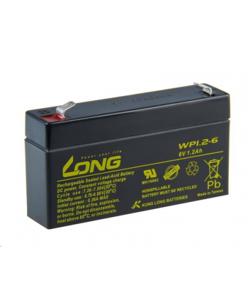 Long 6V 1,2Ah akumulator kwasowo-ołowiowy F1 nr 1