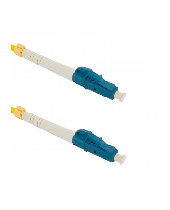 Qoltec Patchcord światłowodowy LC/UPC - LC/UPC | Singlemode | 9/125 | G652D | Simplex | 1m