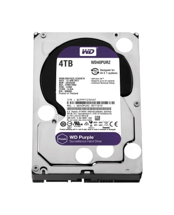 WESTERN DIGITAL Dysk WD Purple™ WD40PURZ 4TB 3.5'' SATA III 64MB nr 2