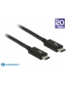 Kabel Thunderbolt 3 Delock M/M 1.5m czarny - nr 7