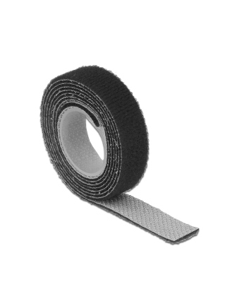 Organizer kabli - rzep 1m x 13mm czarny Delock nr 2