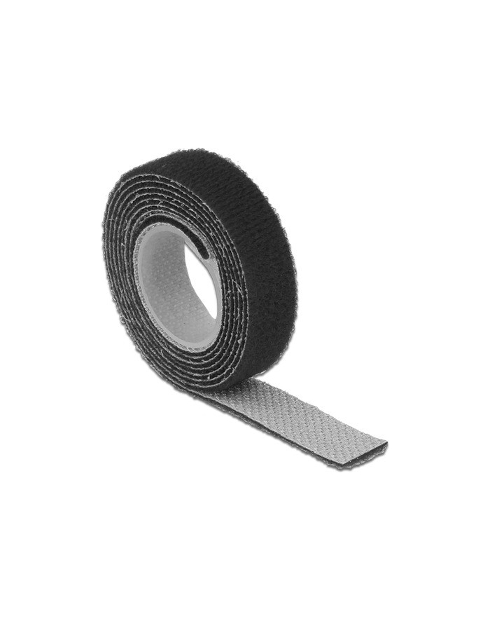 Organizer kabli - rzep 1m x 13mm czarny Delock główny