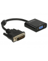 Adapter DVI-D(M)(24+1) Single link -> VGA(F) 16cm Delock - nr 17